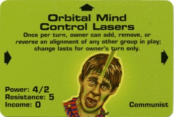 Orbital Mind Control Lasers Illuminati card