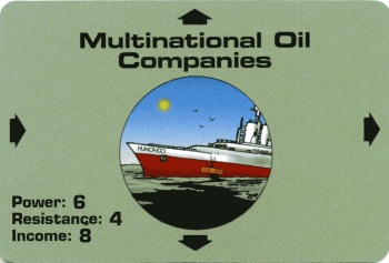 Multi-National Oil Companies Illuminati card