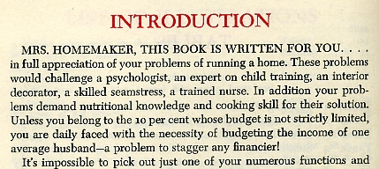 sexist cookbook introduction